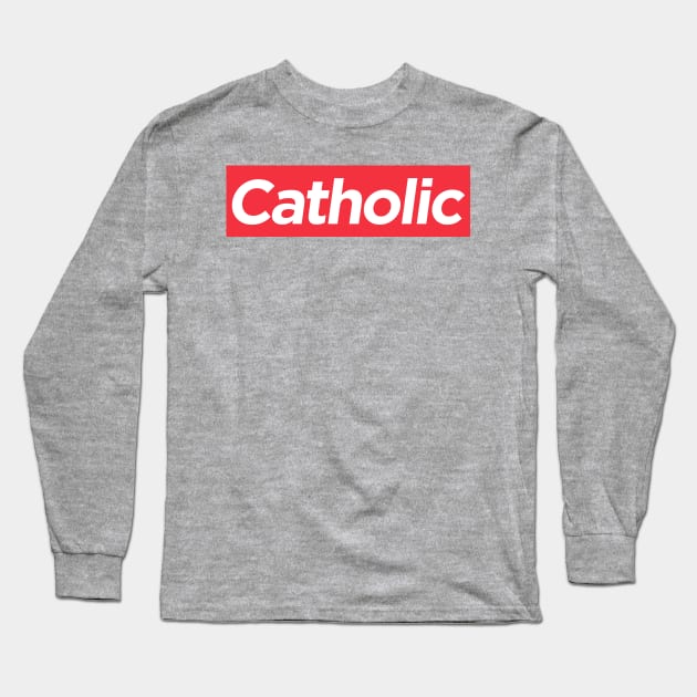 Catholic Long Sleeve T-Shirt by samcankc